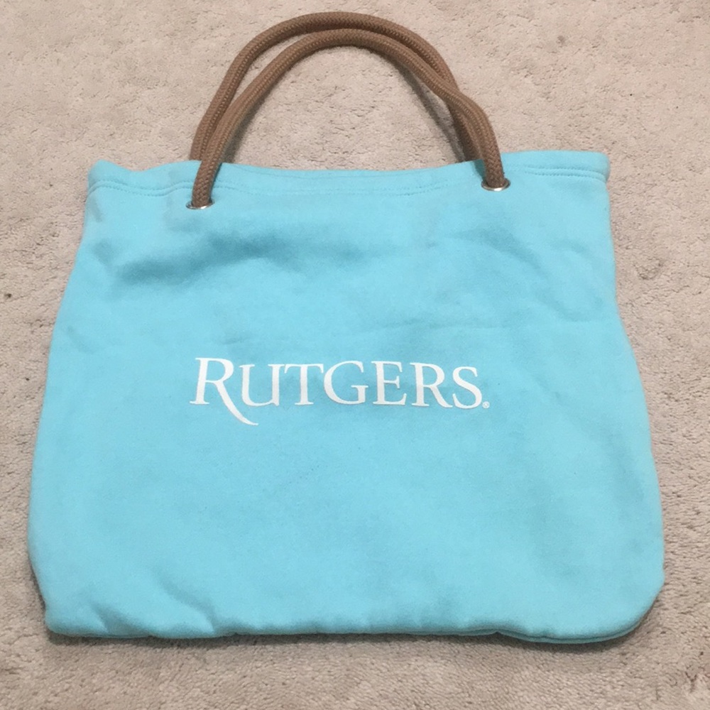 Rutgers University NJ Light Blue & Brown Soft Bag - Picture 1 of 5